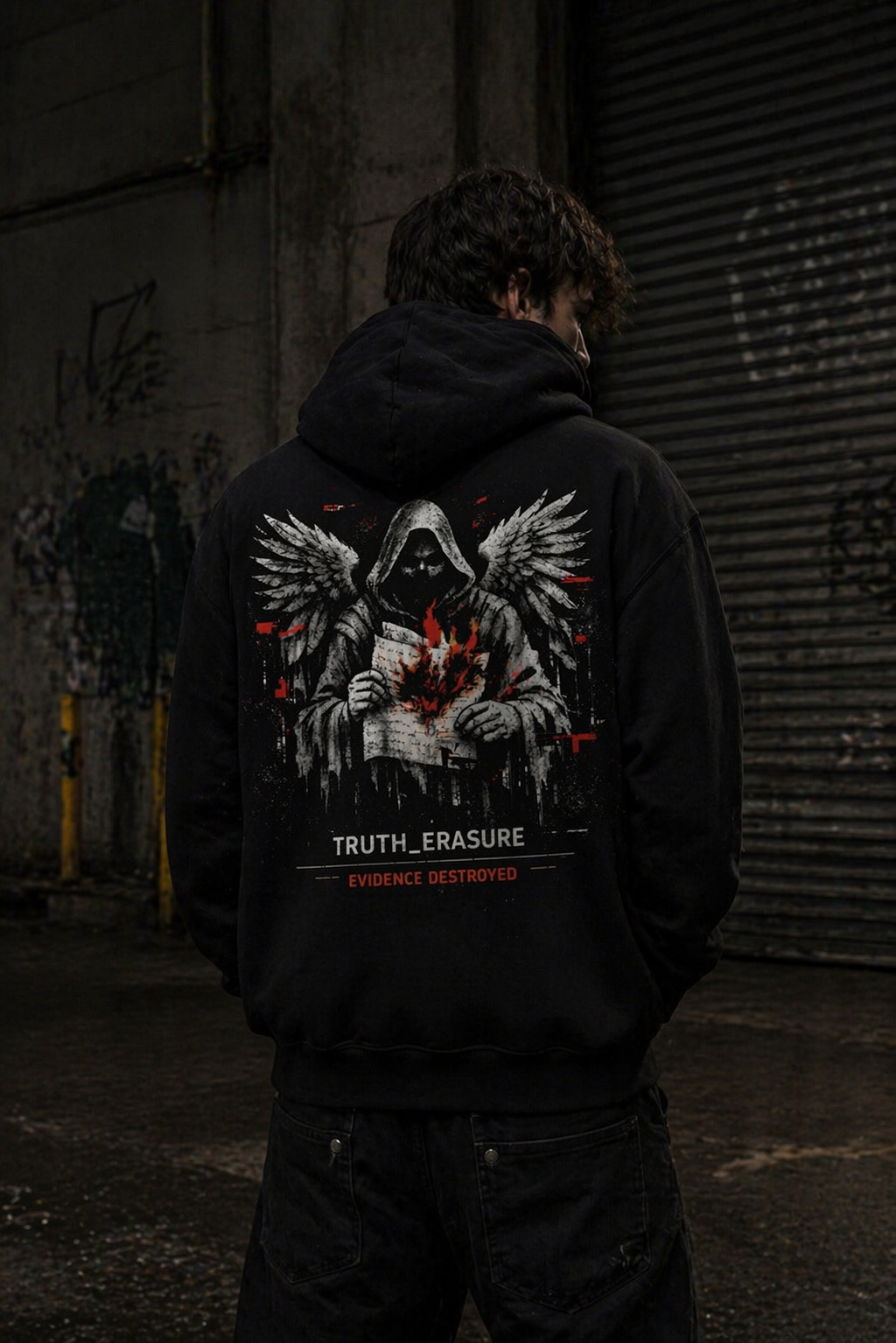 File_004: Truth_Erasure Unisex Hoodie