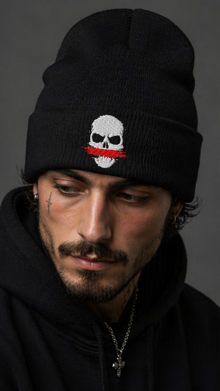 Redacted Cuffed Beanie