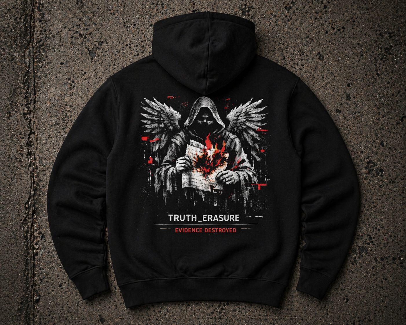 File_004: Truth_Erasure Unisex Hoodie