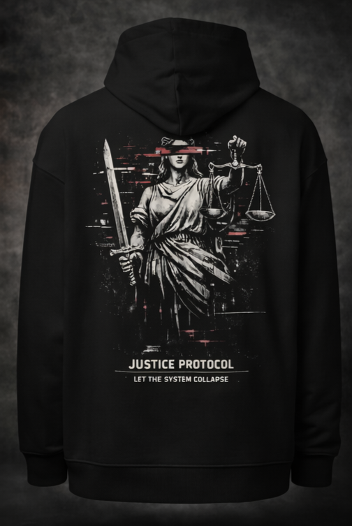 File_001: Justice_Protocol Unisex Hoodie