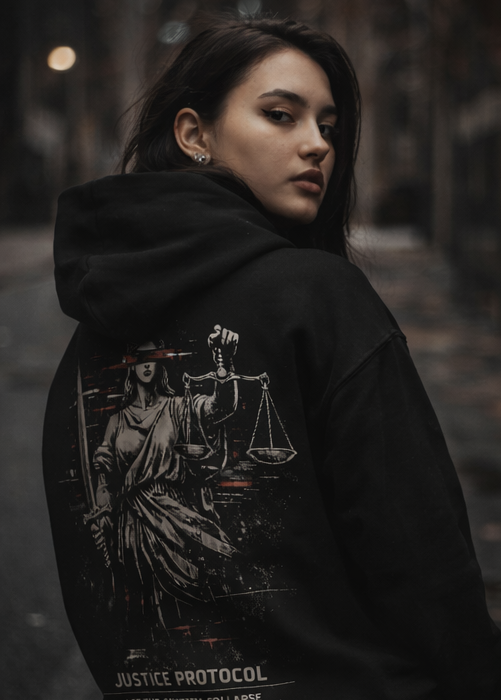 File_001: Justice_Protocol Unisex Hoodie