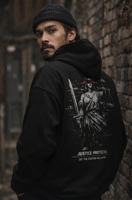 File_001: Justice_Protocol Unisex Hoodie