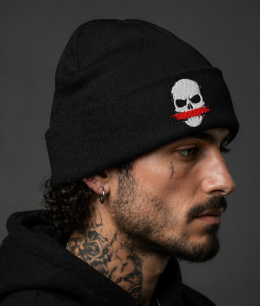 Redacted Cuffed Beanie