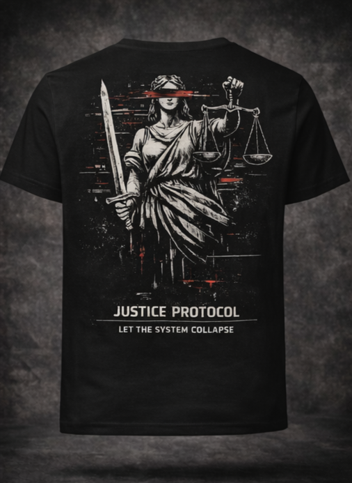 File_001: Justice_Protocol Unisex T-Shirt